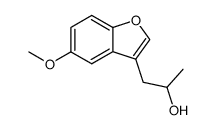 1-(5-methoxybenzofuran-3-yl)-2-propanol Structure