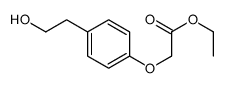 ethyl 2-[4-(2-hydroxyethyl)phenoxy]acetate Structure