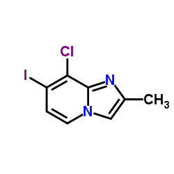 8-Chloro-7-iodo-2-methylimidazo[1,2-a]pyridine Structure