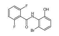 N-(2-bromo-6-hydroxyphenyl)-2,6-difluorobenzamide结构式