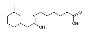 6-(7-methyloctanoylamino)hexanoic acid结构式