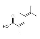2,4,5-trimethylhexa-2,4-dienoic acid结构式