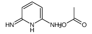 acetic acid,pyridine-2,6-diamine Structure
