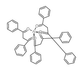Aluminum,tris(1,3-diphenyl-1,3-propanedionato-kO1,kO3)-, (OC-6-11)- structure