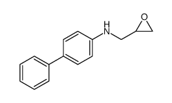 N-(oxiran-2-ylmethyl)-4-phenyl aniline结构式