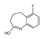 6-fluoro-4,5-dihydro-1H-benzo[b]azepin-2(3H)-one Structure