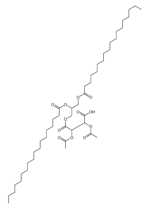 2,3-diacetyloxy-4-[2,3-di(octadecanoyloxy)propoxy]-4-oxobutanoic acid Structure