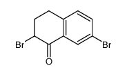 2,7-dibromo-3,4-dihydro-1(2H)-naphthalenone结构式