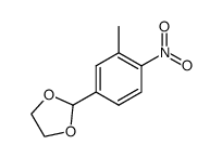 2-(2-methyl-4-nitrophenyl)-1,3-dioxolane结构式