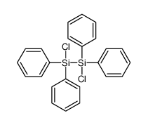 1,2-Dichloro-1,1,2,2-tetraphenyldisilane Structure