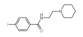 N-[2-(Piperidinylamino)ethyl]-4-iodobenzamide Structure
