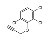 1,2,4-trichloro-3-prop-2-ynoxybenzene结构式