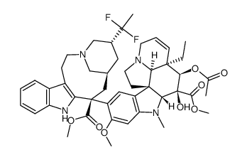 4'-deoxy-20',20'-difluorovinblastine结构式