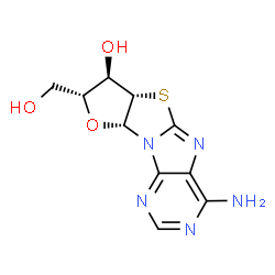 8,2'β-Epithio-2'-deoxyadenosine Structure