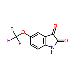5-Trifluoromethoxyisatin Structure