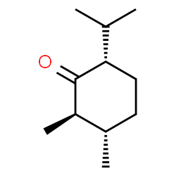 Cyclohexanone, 2,3-dimethyl-6-(1-methylethyl)-, [2R-(2alpha,3ba,6ba)]- (9CI) structure