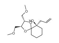 (2S,3S,6R)-6-allyl-2,3-bis(methoxymethyl)-1,4-dioxaspiro[4.5]decan-6-ol Structure