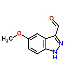 5-Methoxy-1H-indazole-3-carbaldehyde Structure