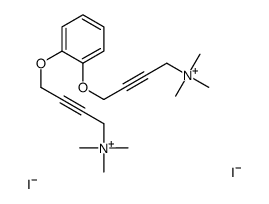 trimethyl-[4-[2-[4-(trimethylazaniumyl)but-2-ynoxy]phenoxy]but-2-ynyl]azanium,diiodide结构式