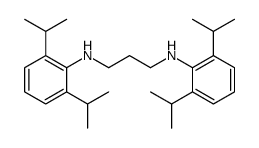 N,N'-bis[2,6-di(propan-2-yl)phenyl]propane-1,3-diamine结构式