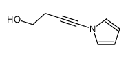 3-Butyn-1-ol, 4-(1H-pyrrol-1-yl)- (9CI) Structure