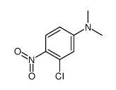3-chloro-N,N-dimethyl-4-nitroaniline Structure