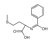 (2R)-2-benzamido-4-methylsulfanylbutanoic acid结构式