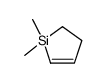 1,1-dimethyl-2,3-dihydrosilole Structure