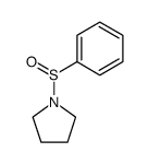 1-benzenesulfinyl-pyrrolidine结构式