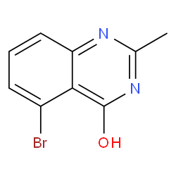 5-溴-2-甲基喹唑啉-4-醇结构式