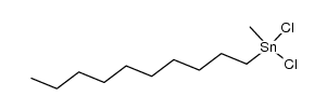 Methyl-n-decyl-zinndichlorid Structure