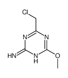 4-(chloromethyl)-6-methoxy-1,3,5-triazin-2-amine结构式