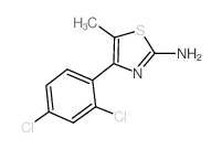 4-(2,4-Dichlorophenyl)-5-methyl-1,3-thiazol-2-amine Structure