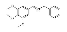 N-benzyl-(3,4,5-trimethoxyphenyl)methanimine结构式