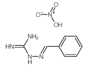 2-(benzylideneamino)guanidine; dihydroxy-oxo-azanium Structure