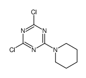 2,4-dichloro-6-piperidin-1-yl-1,3,5-triazine结构式