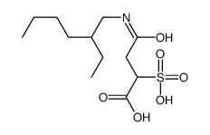 4-(2-ethylhexylamino)-4-oxo-2-sulfobutanoic acid Structure