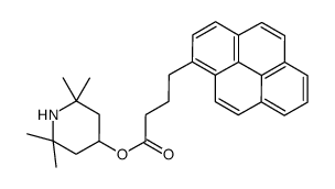 (2,2,6,6-tetramethylpiperidin-4-yl) 4-pyren-1-ylbutanoate Structure