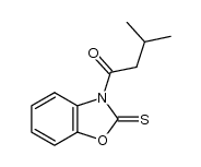 N-(3-Methylbutanoyl)benzoxazole-2-thione Structure