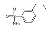 Benzenesulfonamide, 3-propyl- (9CI) Structure