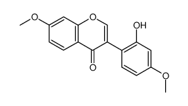 2'-hydroxy-7,4'-dimethoxyisoflavone结构式