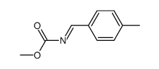 Carbamic acid,N-[(4-methylphenyl)methylene]-,methyl ester结构式