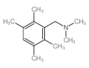 N,N-dimethyl-1-(2,3,5,6-tetramethylphenyl)methanamine结构式