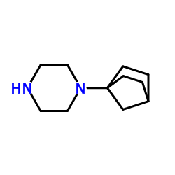 Piperazine, 1-(1-norbornyl)- (8CI) structure
