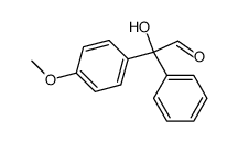 hydroxy-(4-methoxy-phenyl)-phenyl-acetaldehyde Structure