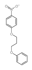 Benzene,1-nitro-4-(3-phenoxypropoxy)- structure