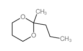 1,3-Dioxane,2-methyl-2-propyl- structure