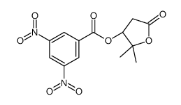 [(3R)-2,2-dimethyl-5-oxooxolan-3-yl] 3,5-dinitrobenzoate结构式