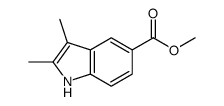 Methyl 2,3-dimethyl-1H-indole-5-carboxylate Structure