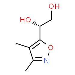 1,2-Ethanediol,1-(3,4-dimethyl-5-isoxazolyl)-,(1R)-(9CI)结构式